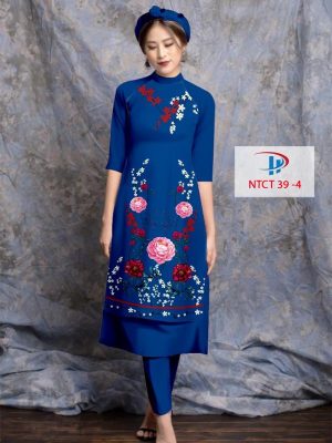 Vải Áo Dài Cách Tân Hoa In 3D AD NTCT39 39